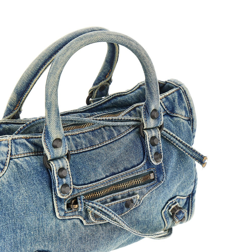 Borsa 'Le City' piccola in denim