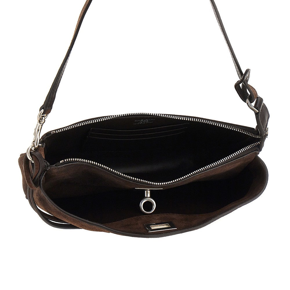 Suede leather 'Rodeo' shoulder pouch