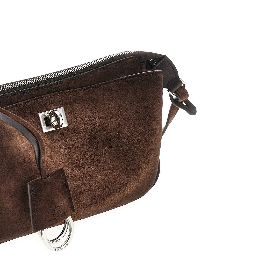 Suede leather 'Rodeo' shoulder pouch