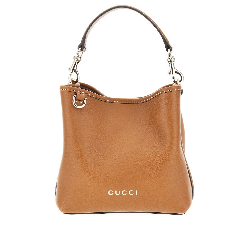 Borsa 'GG Emblem' piccola in pelle