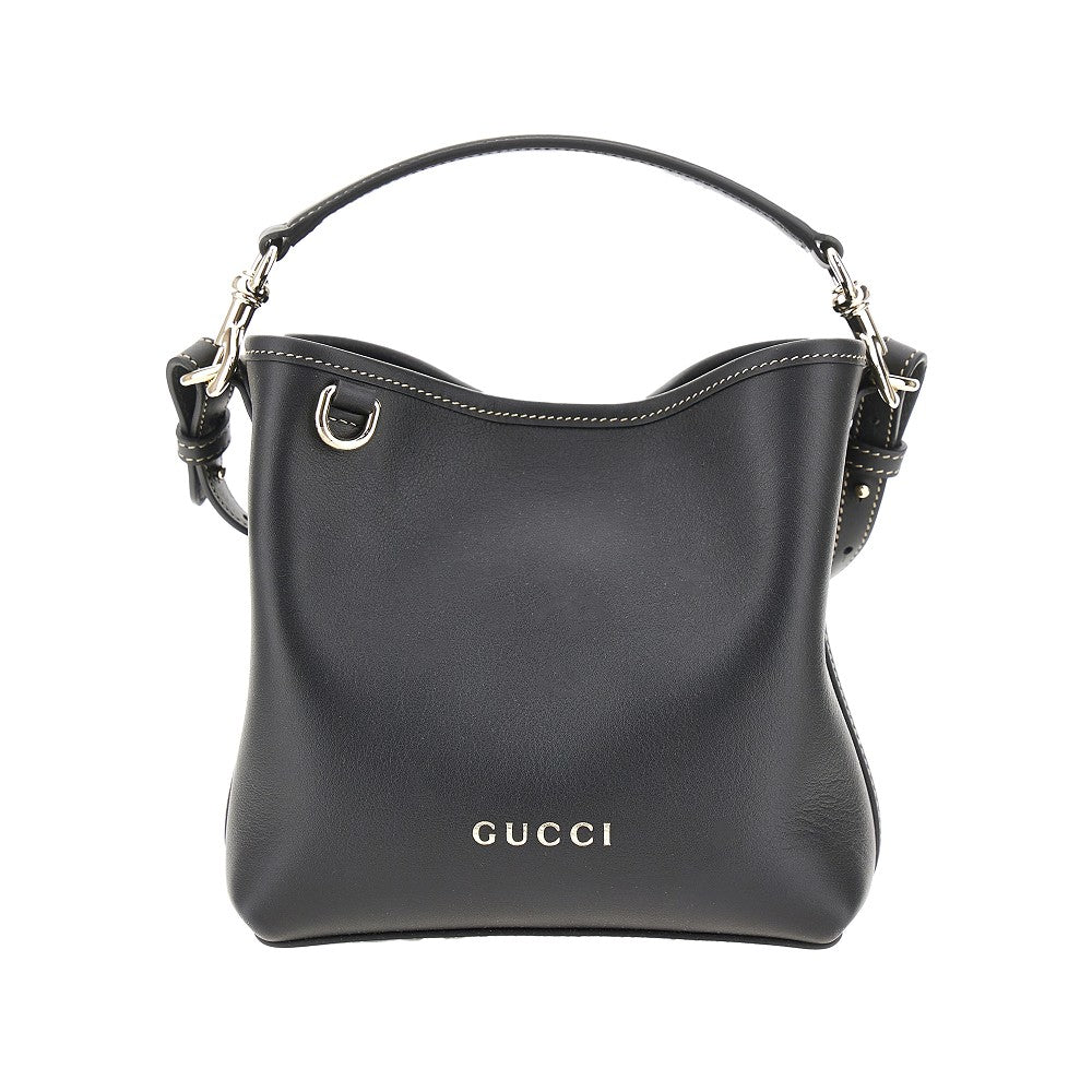 Leather small 'GG Emblem' bag