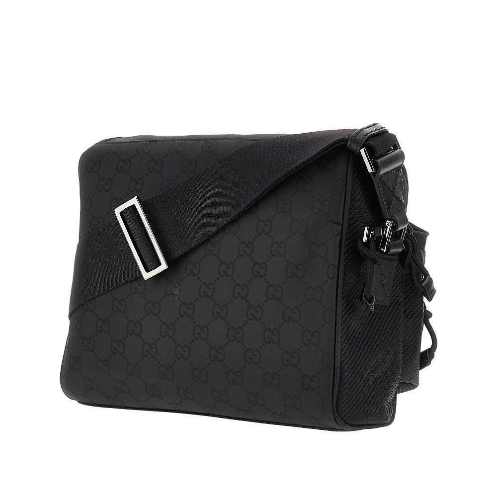 Borsa a tracolla media in nylon GG
