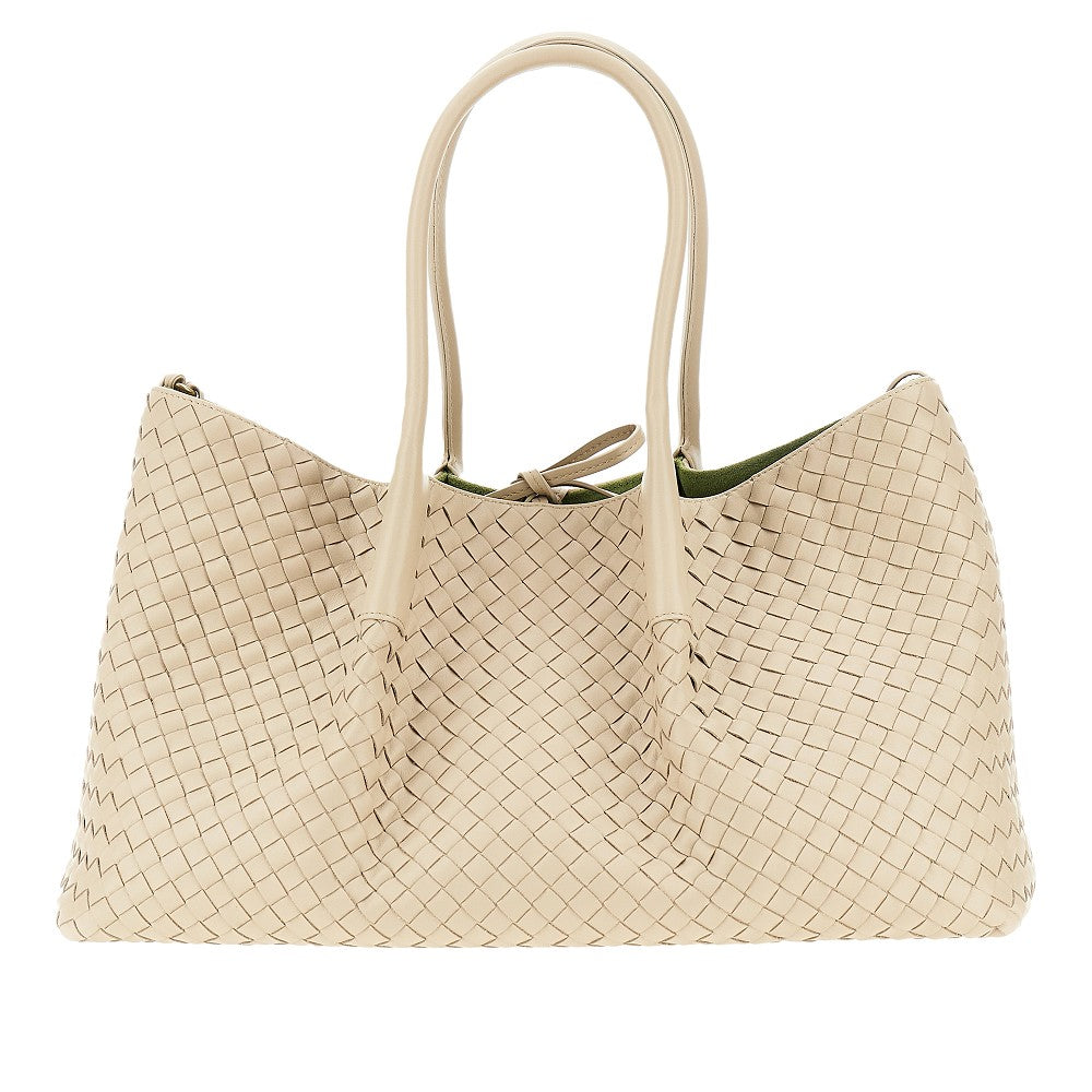Borsa 'Pinacoteca' reversibile in pelle