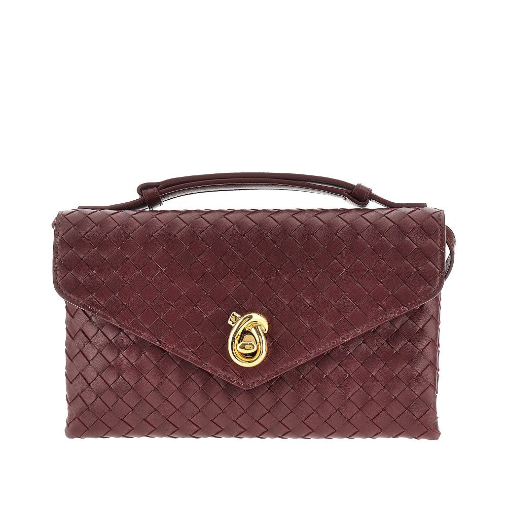 Borsa 'Knot Lock' in pelle Intrecciato