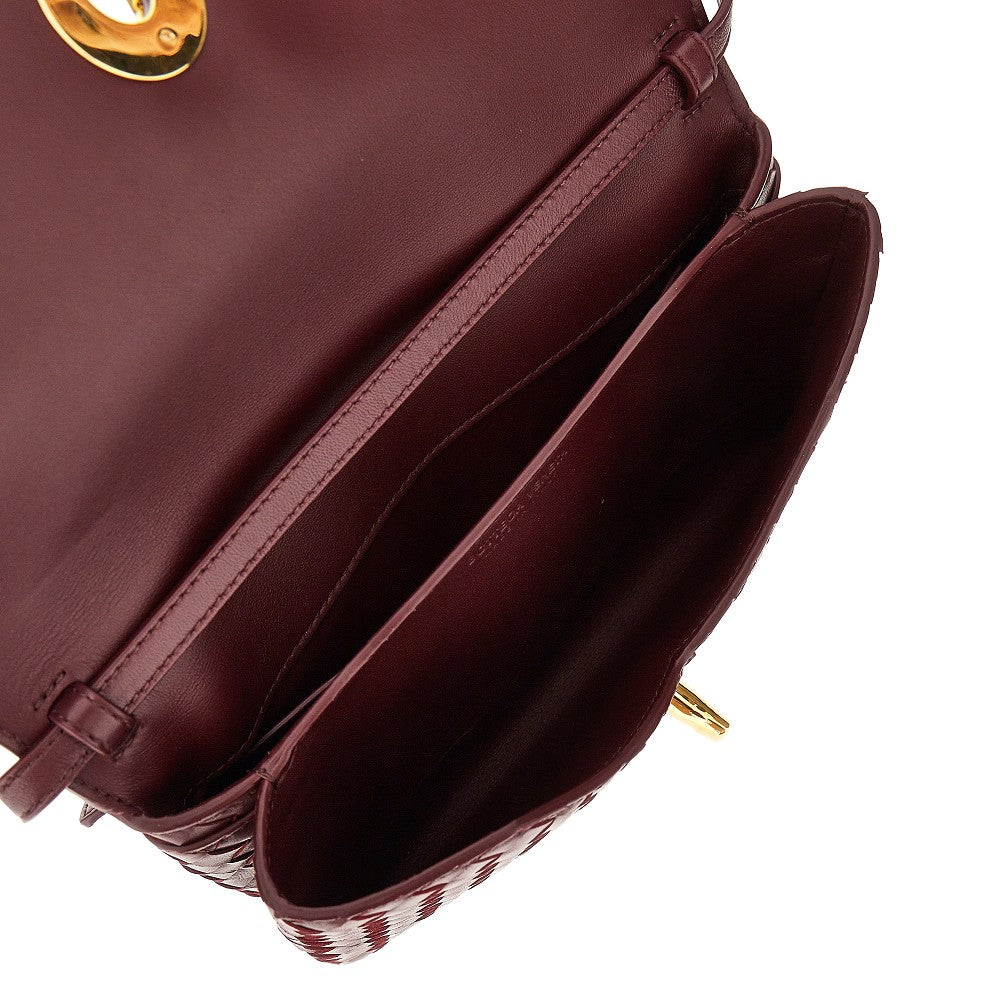 Borsa 'Knot Lock' in pelle Intrecciato
