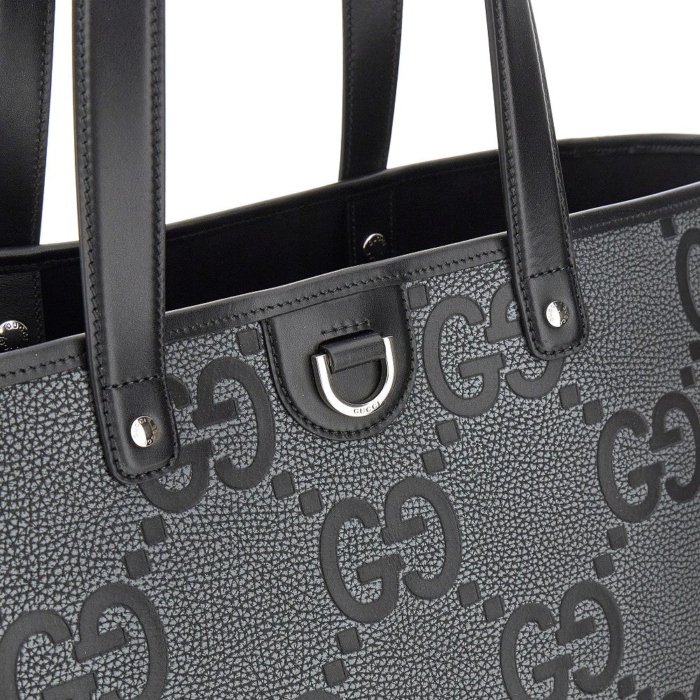 Jumbo GG leather medium shopping bag