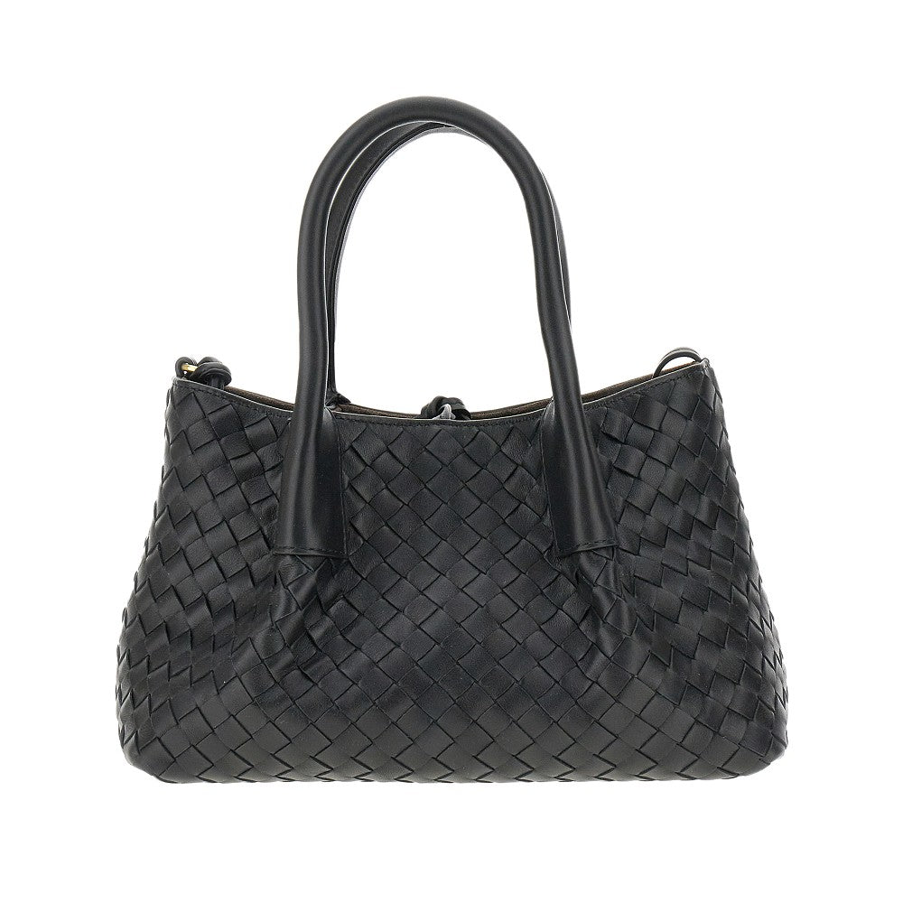 Intrecciato leather mini tote bag
