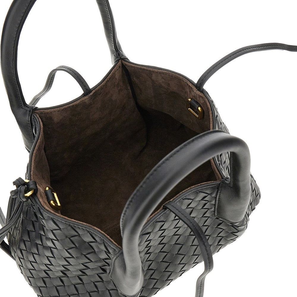Intrecciato leather mini tote bag