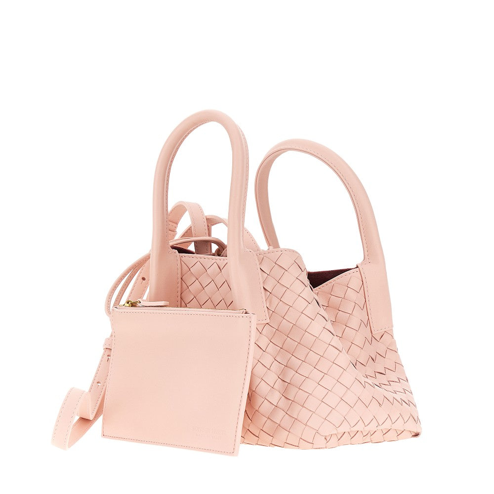 Mini tote bag in pelle Intrecciato