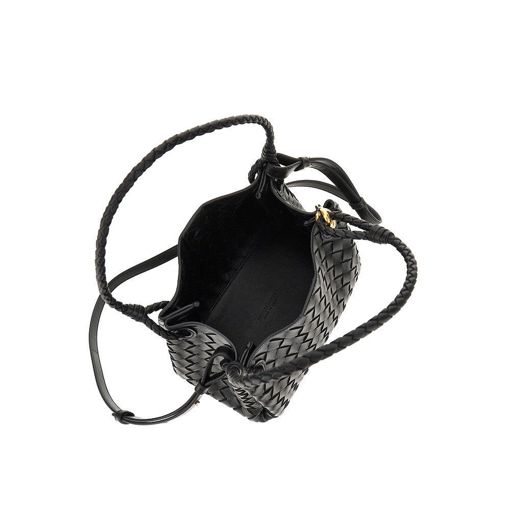 Borsa 'Parachute' media in pelle Intrecciato