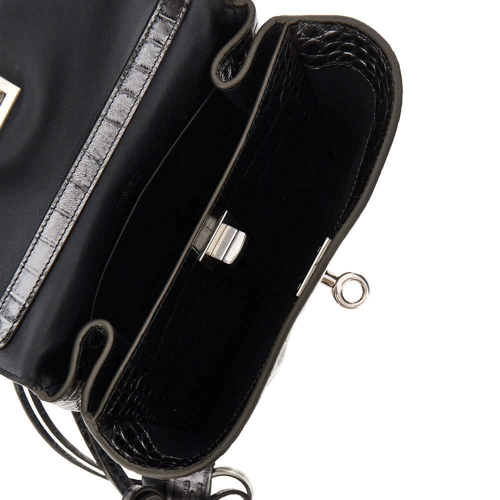 Borsa 'Rodeo' mini in pelle metallizzata