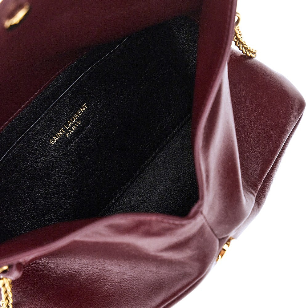 Pochette in pelle con catena