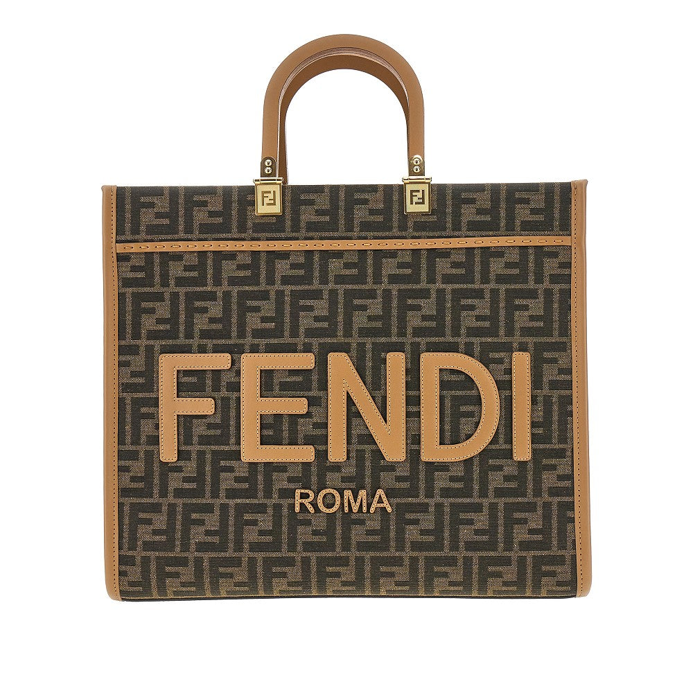 FF jacquard medium Fendi Sunshine bag