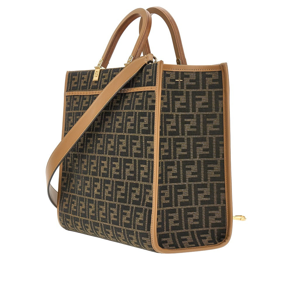 FF jacquard medium Fendi Sunshine bag