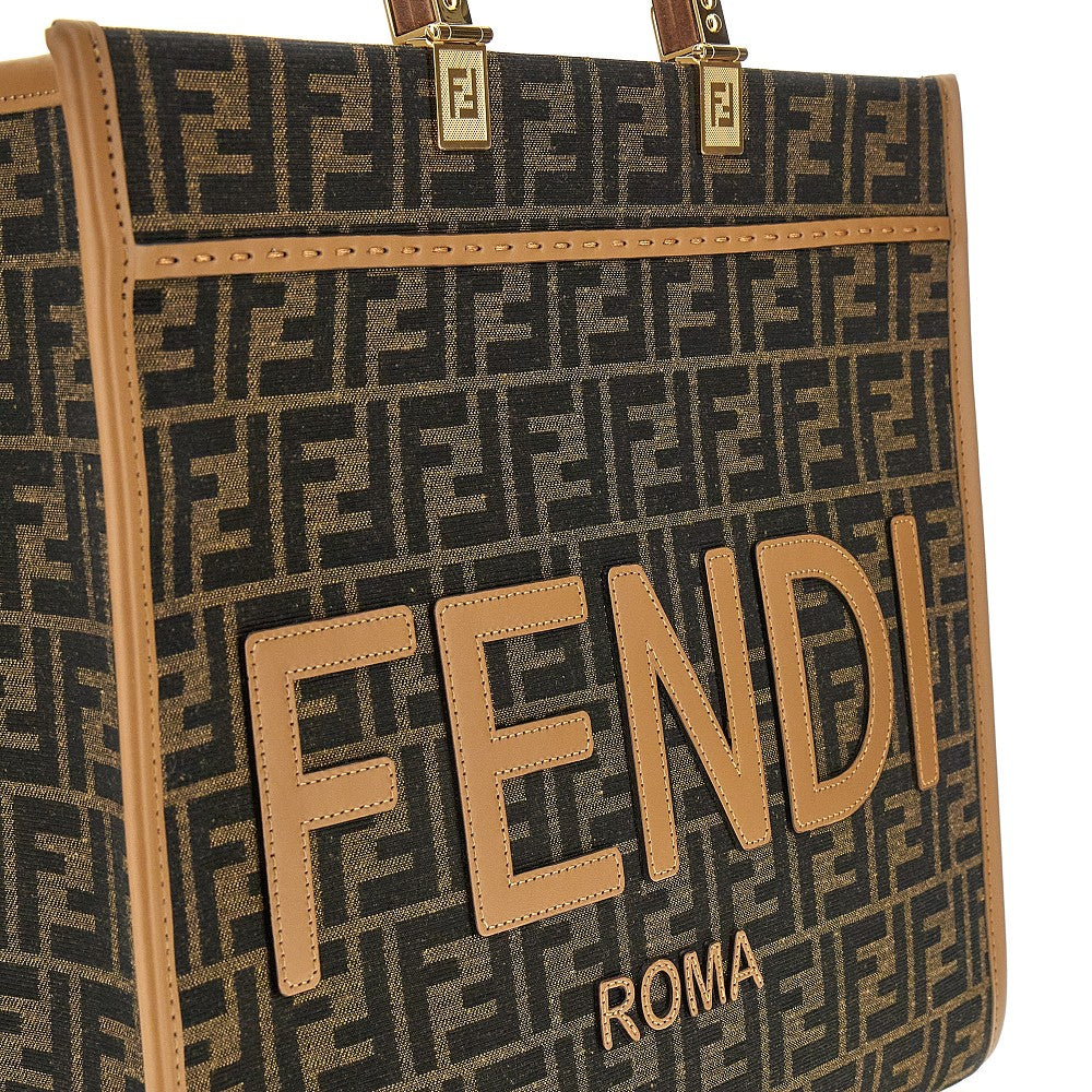 FF jacquard medium Fendi Sunshine bag