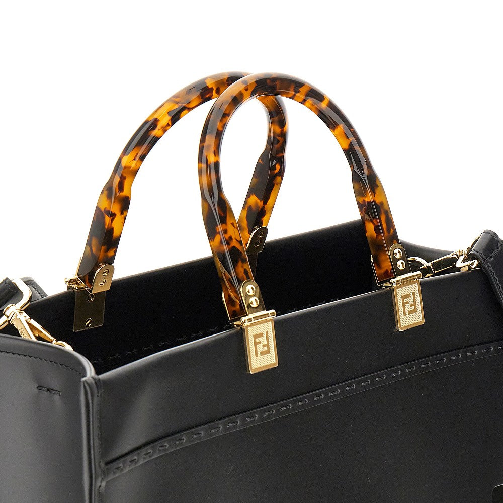 Leather medium 'Fendi Sunshine' bag