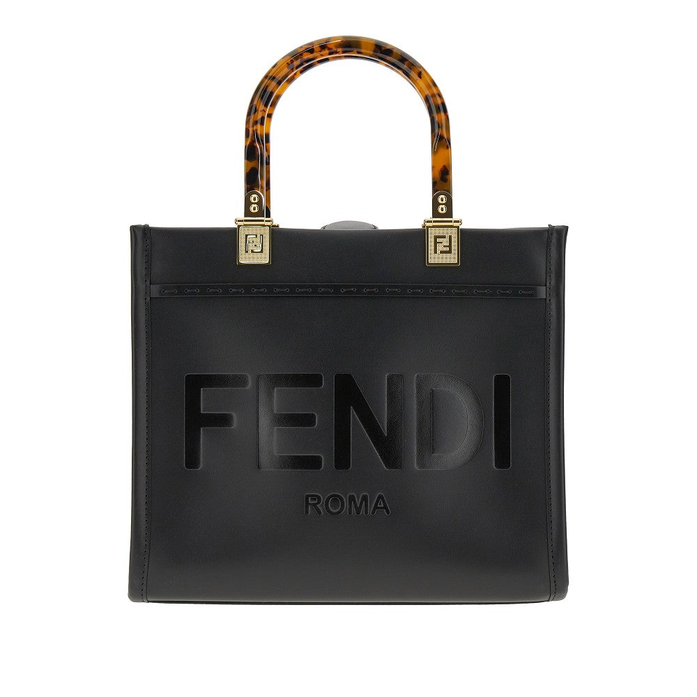 Leather small Fendi Sunshine bag