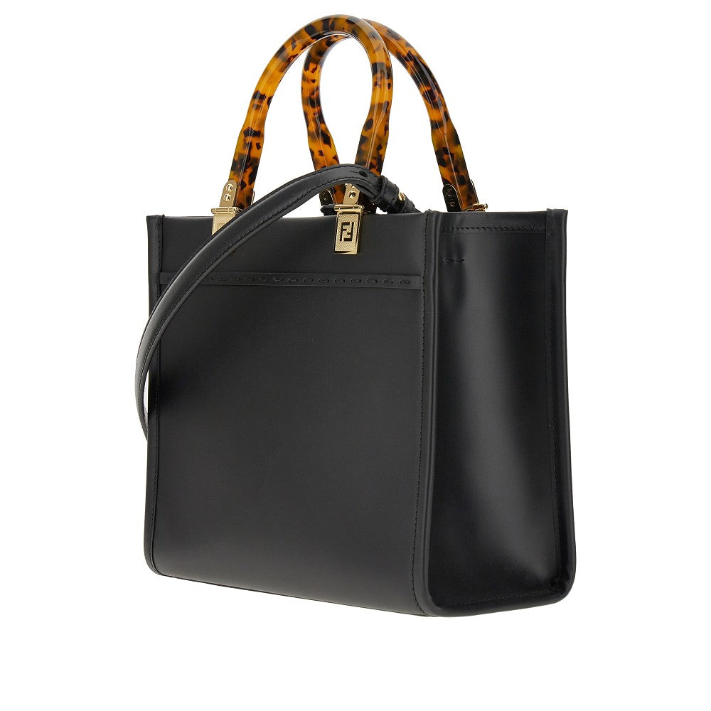 Leather small Fendi Sunshine bag
