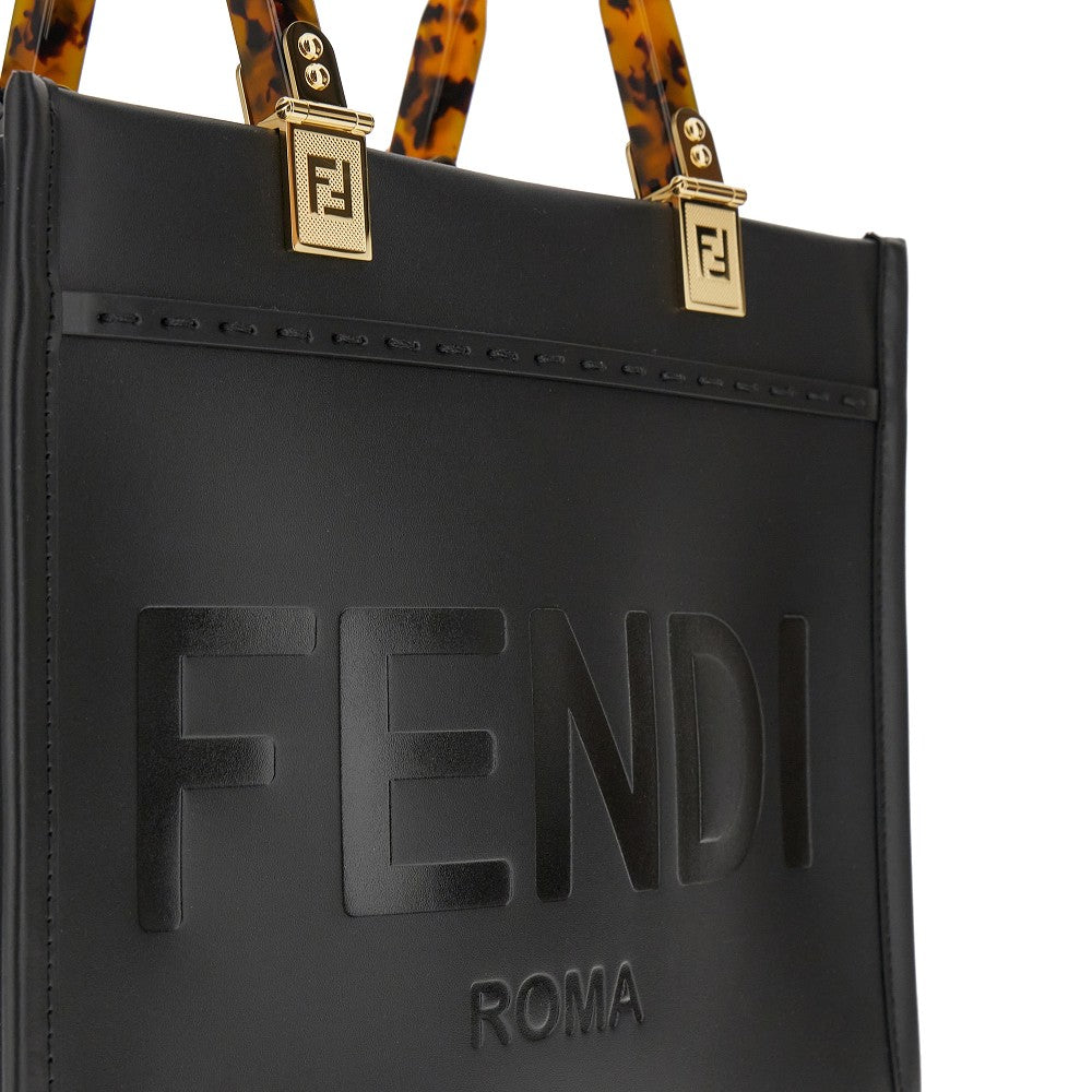 Leather small Fendi Sunshine bag
