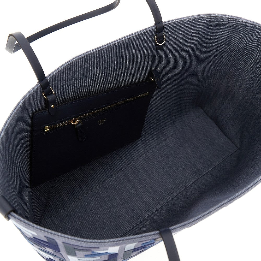 FF canvas large 'Roll' shopping bag