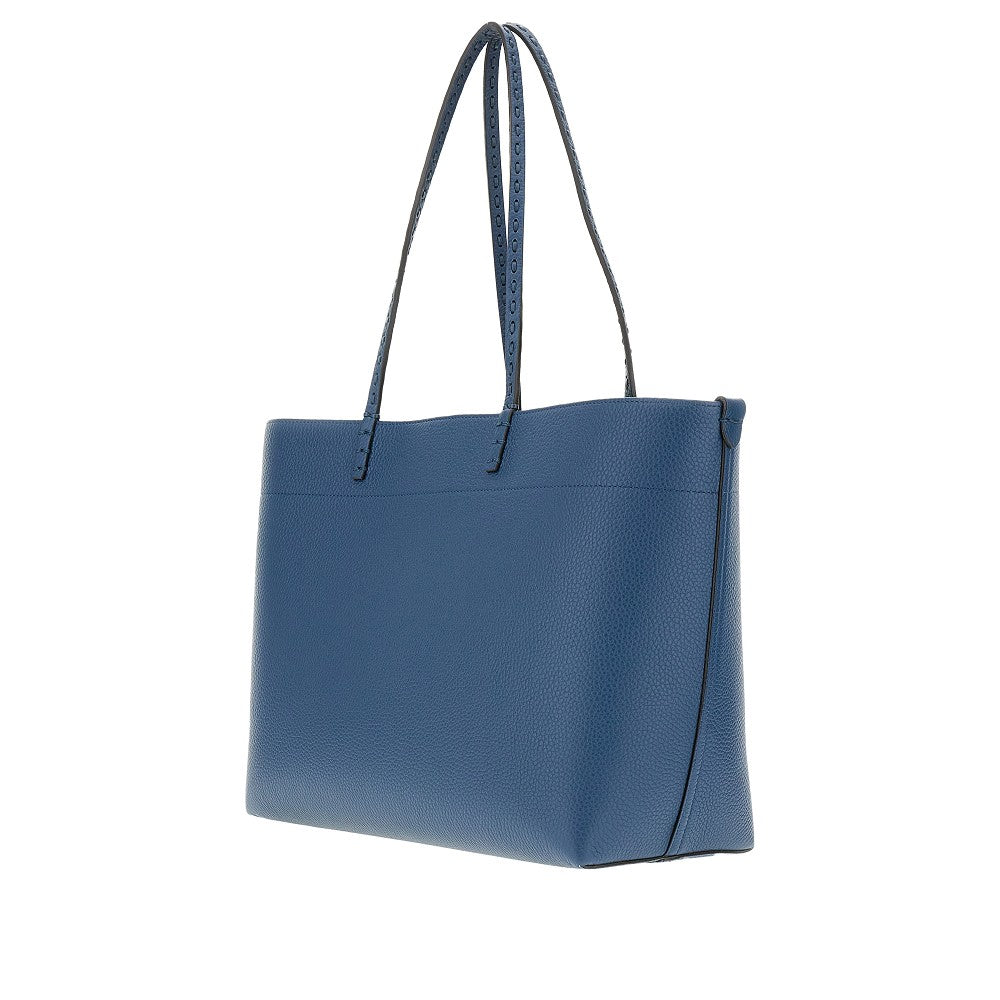Shopping bag 'Roll' media in Cuoio Romano