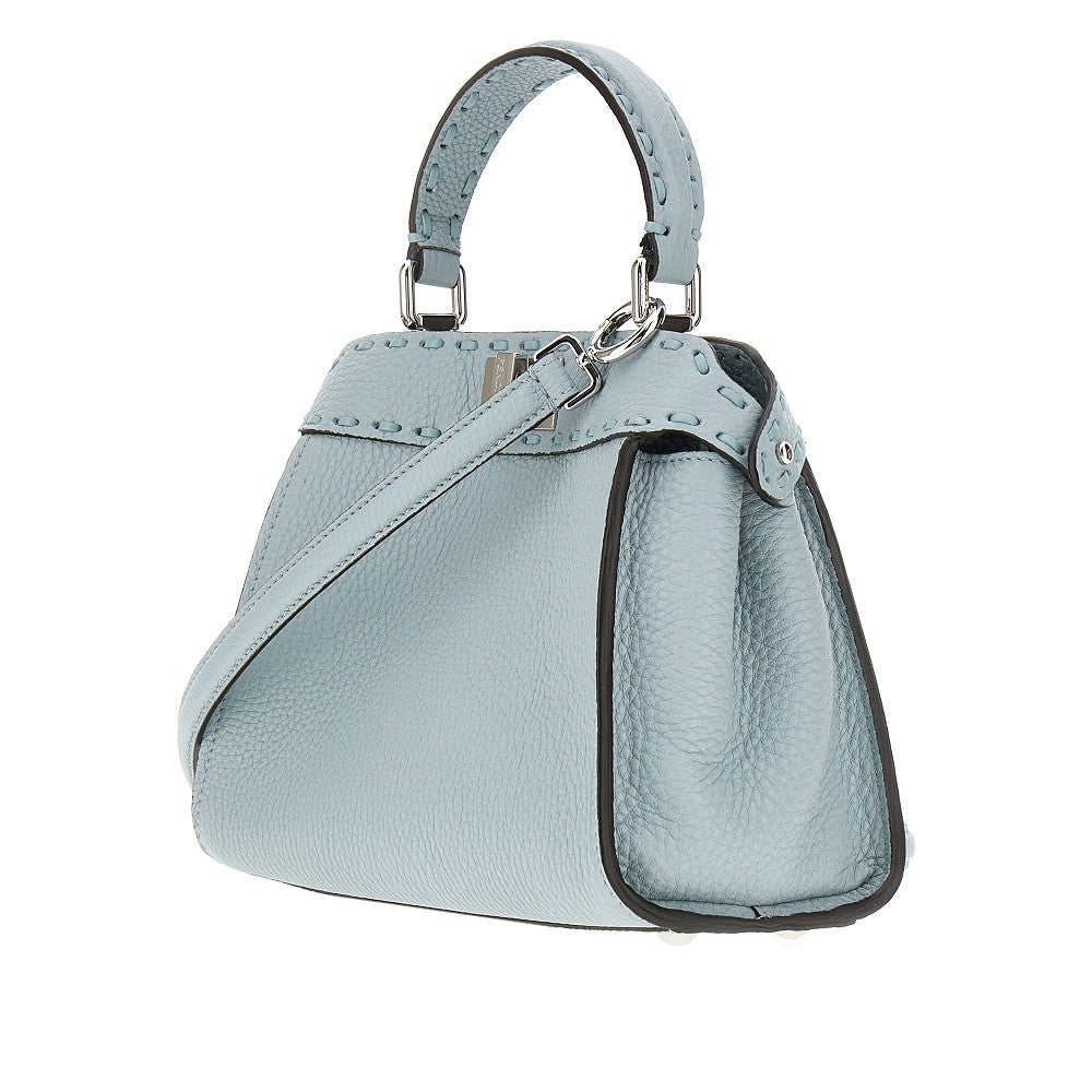Leather mini 'Peekaboo' bag