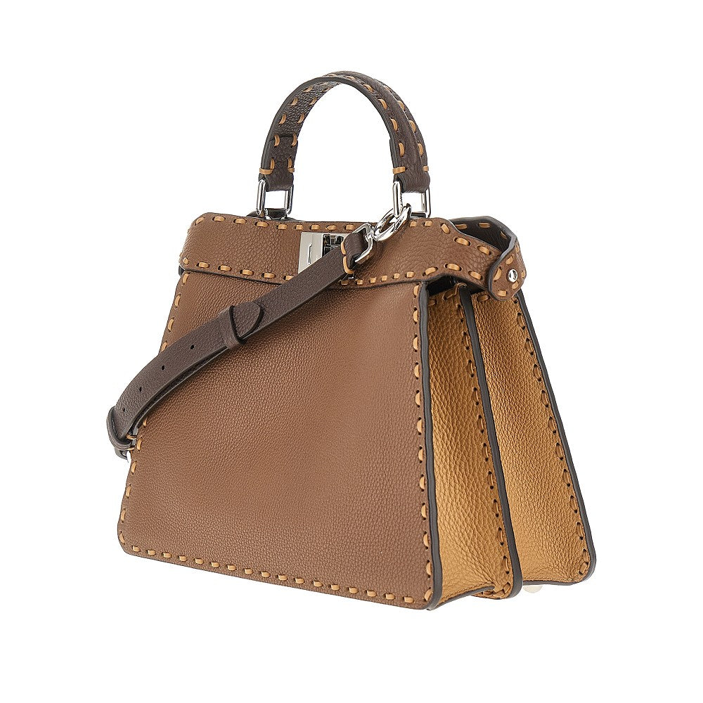 Small 'Peekaboo Iseeu' leather bag