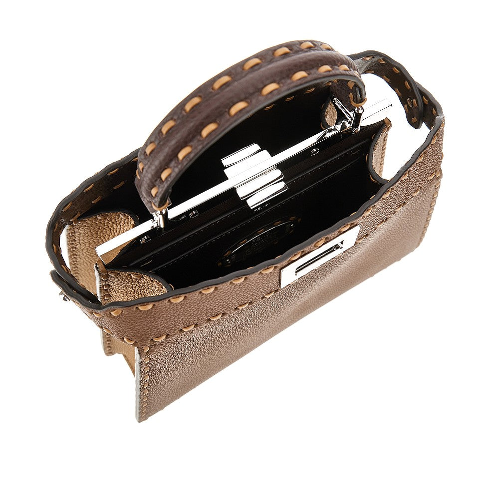 Small 'Peekaboo Iseeu' leather bag