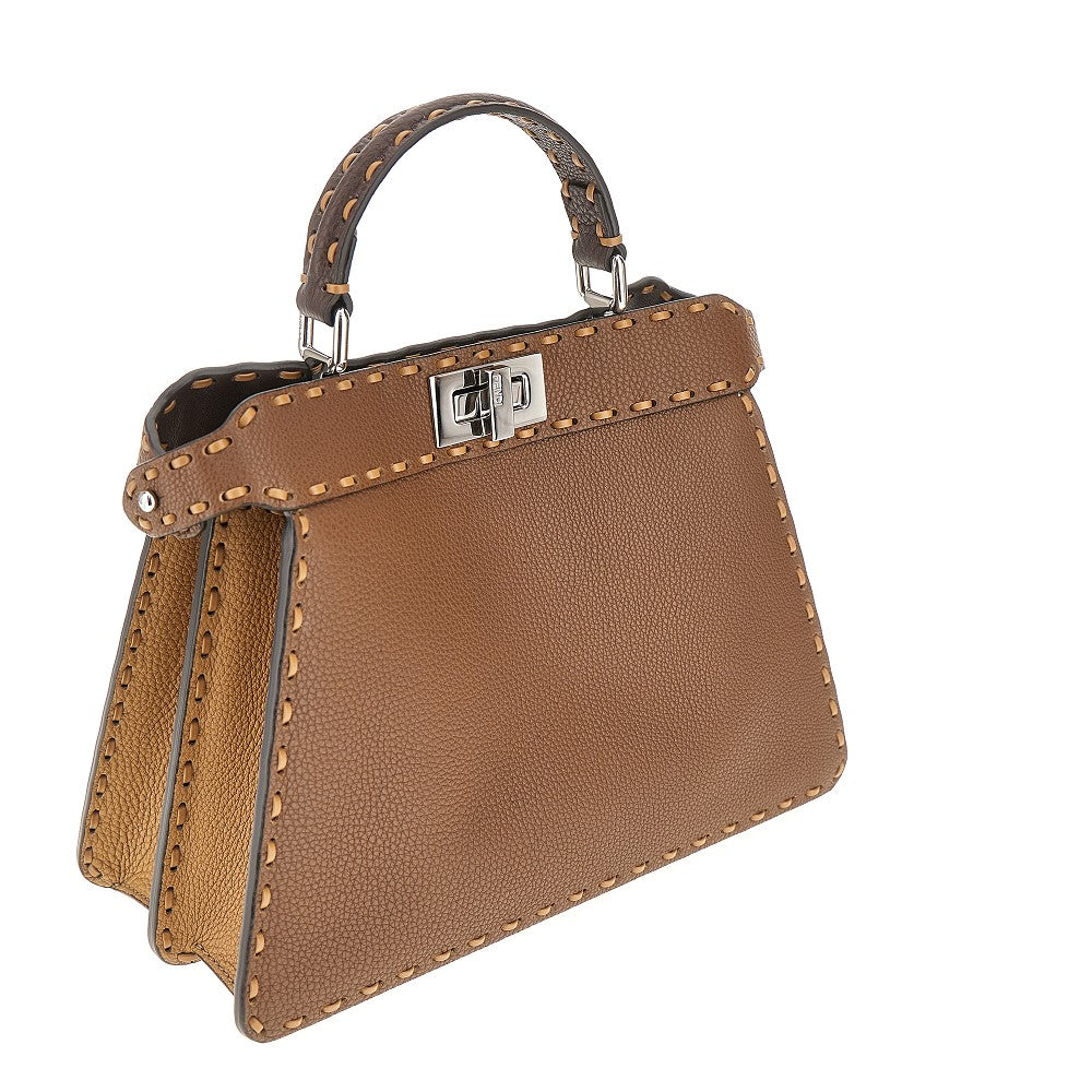 Small 'Peekaboo Iseeu' leather bag
