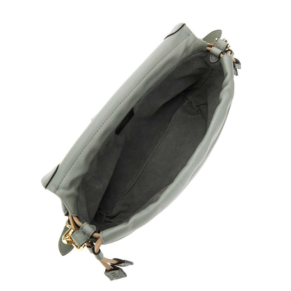 Borsa 'Mamma Baguette' media in nappa