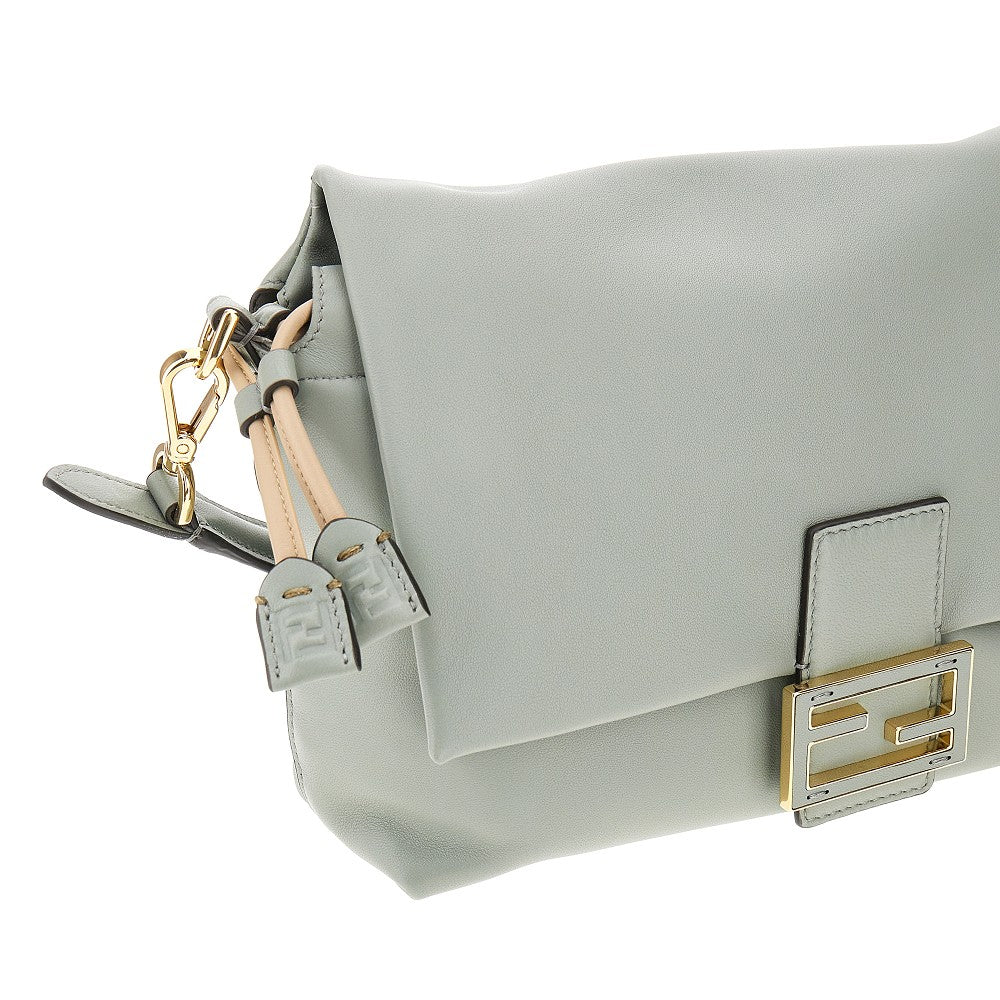Borsa 'Mamma Baguette' media in nappa