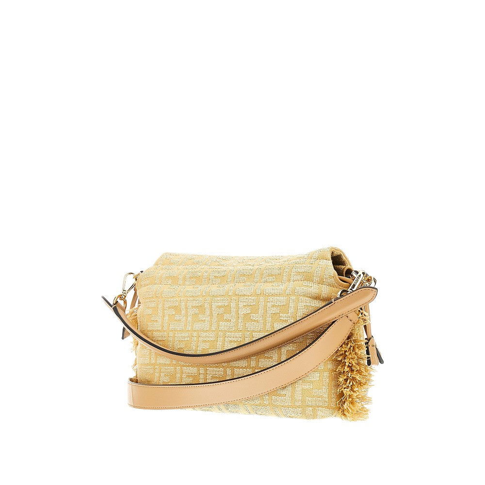 Borsa 'Mamma Baguette' media in jacquard FF