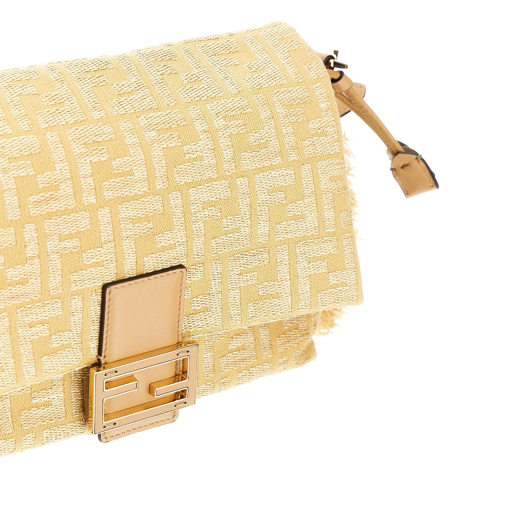 Borsa 'Mamma Baguette' media in jacquard FF