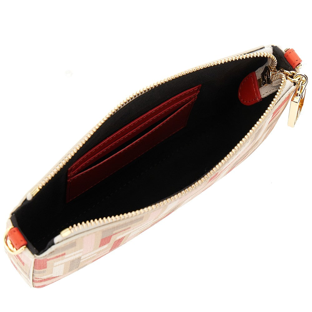 Pouch 'Baguette' in tessuto spalmato FF