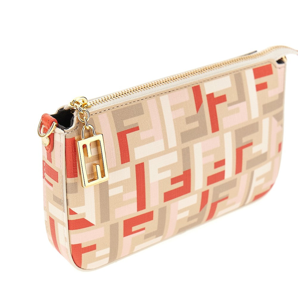 Pouch 'Baguette' in tessuto spalmato FF