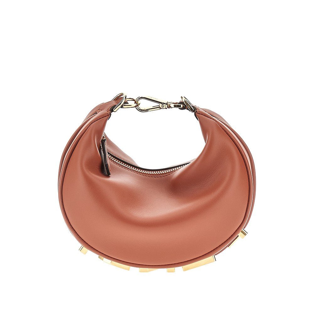 Leather mini 'Fendigraphy' bag