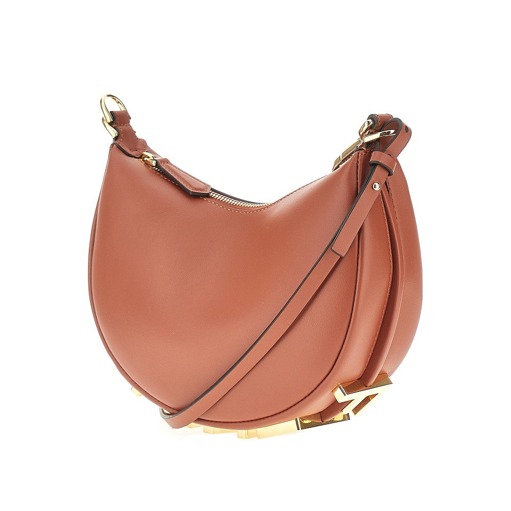 Leather mini 'Fendigraphy' bag