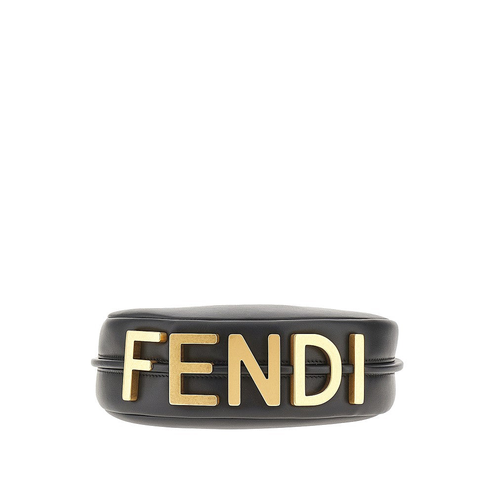 Leather mini 'Fendigraphy' bag