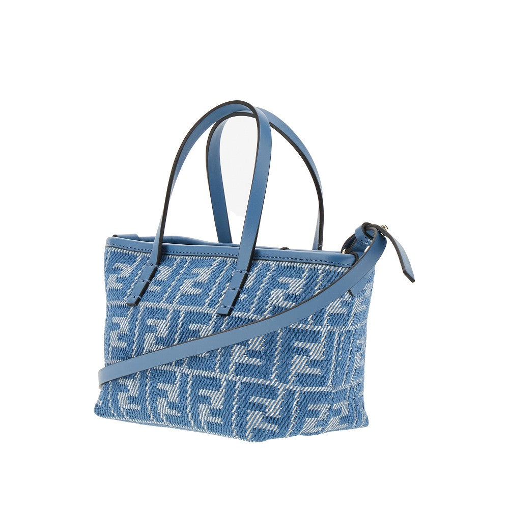 Mini shopping bag 'Roll' in tessuto jacquard