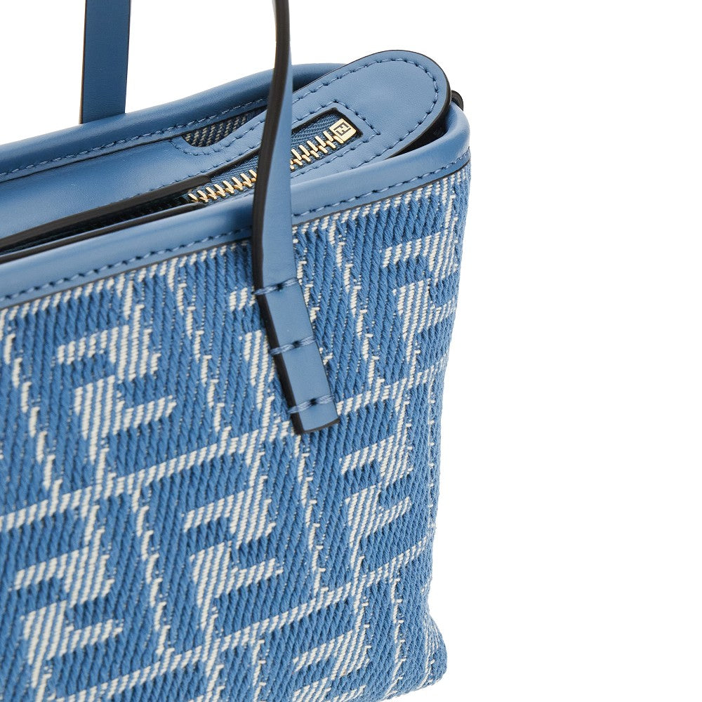 Mini shopping bag 'Roll' in tessuto jacquard