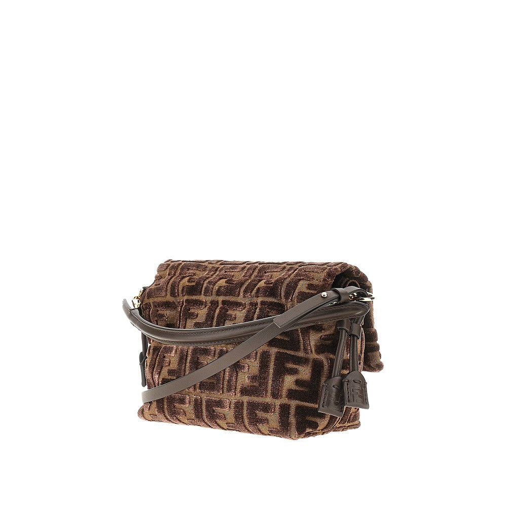 FF velvet small 'Mamma Baguette' bag