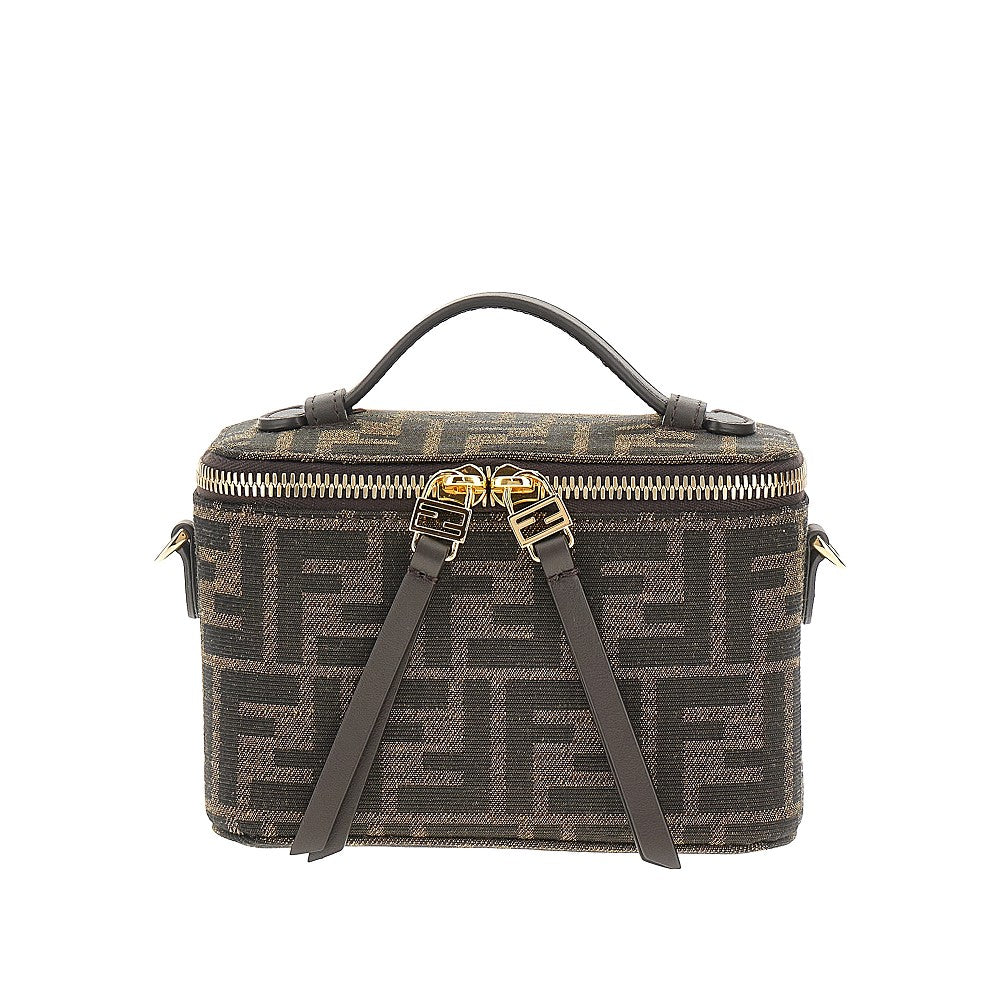 FF jacquard fabric'Vanity' bag