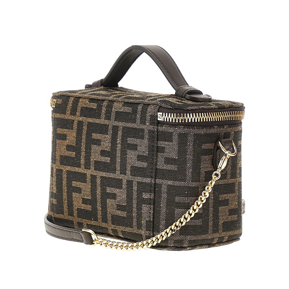 FF jacquard fabric'Vanity' bag