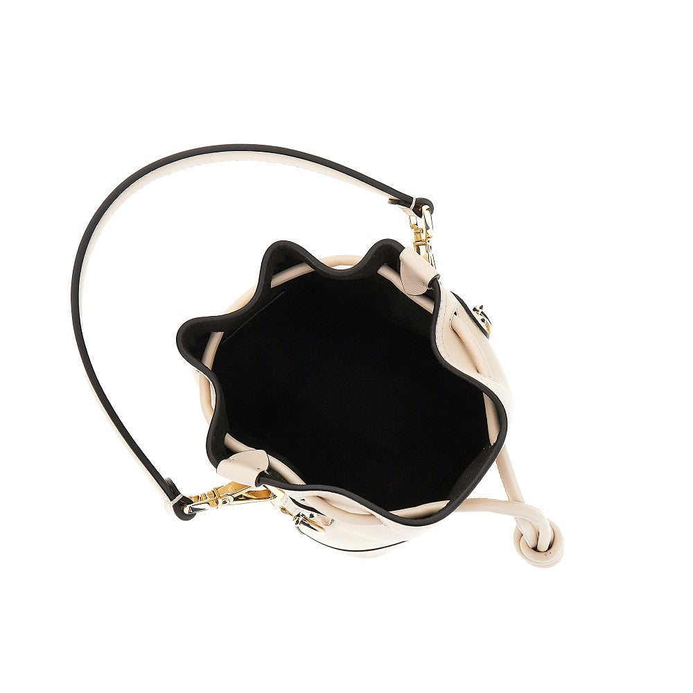 Mini borsa a secchiello 'Mon Tresor' in pelle