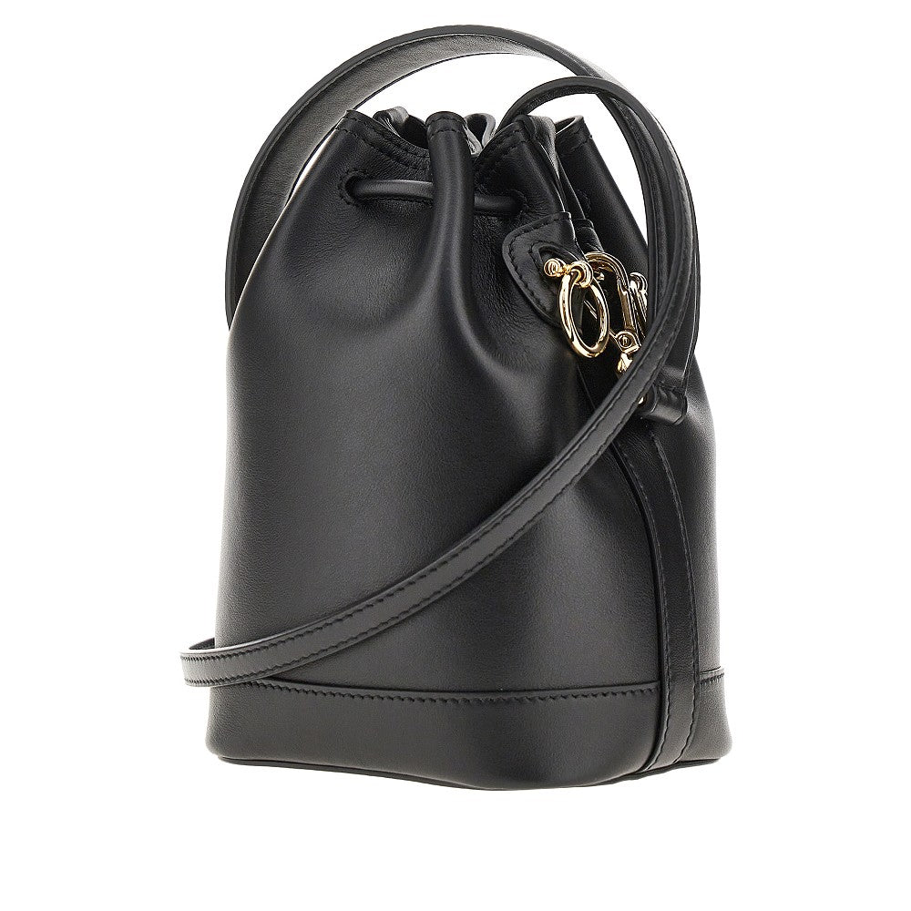 Leather mini 'Mon Tresor' bucket bag
