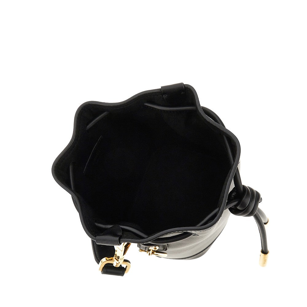 Leather mini 'Mon Tresor' bucket bag