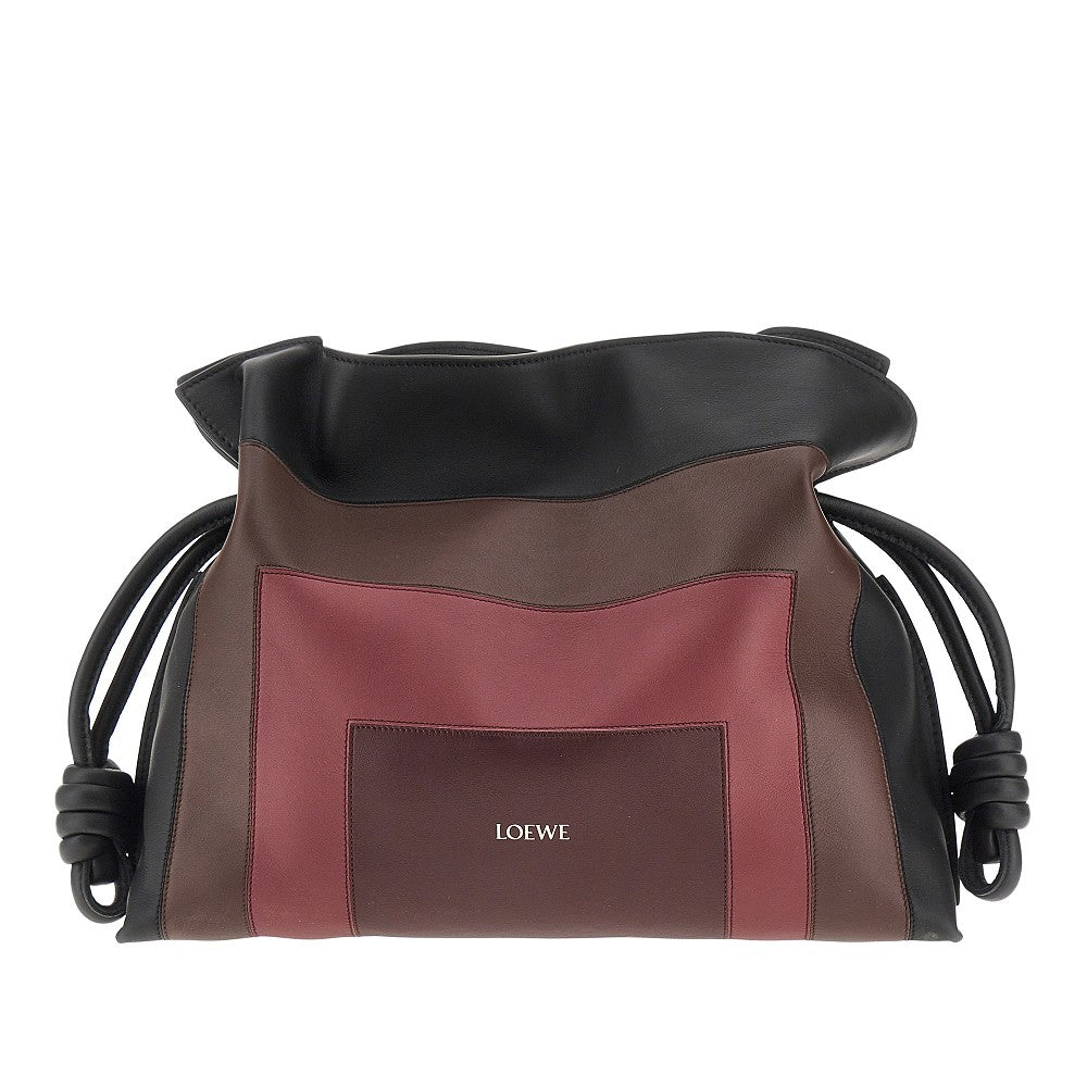 Borsa 'Flamenco Clutch' media in pelle