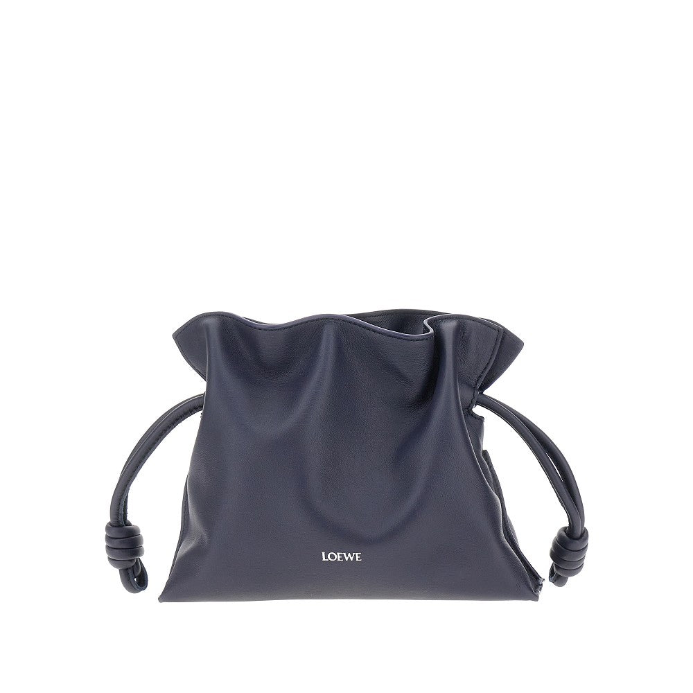 Nappa leather mini 'Flamenco' clutch