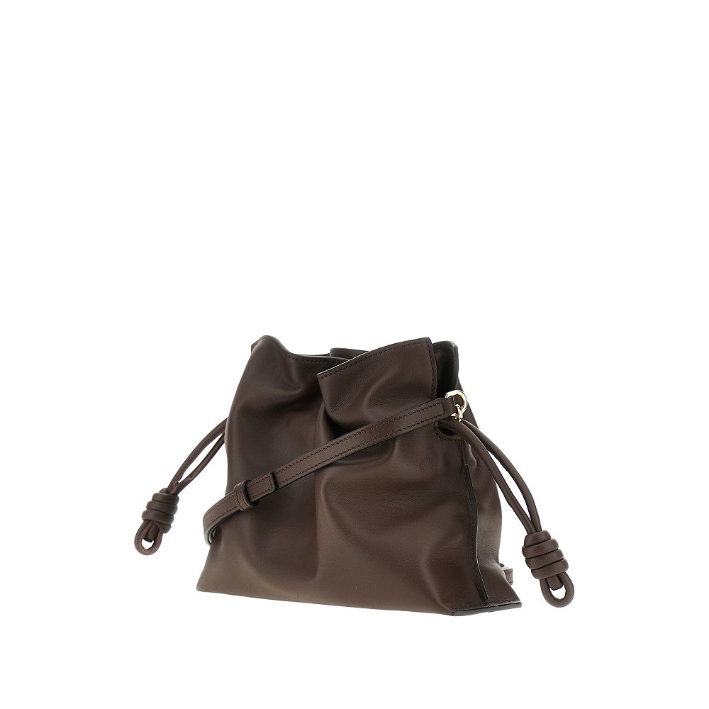 Leather mini 'Flamenco Clutch' bag