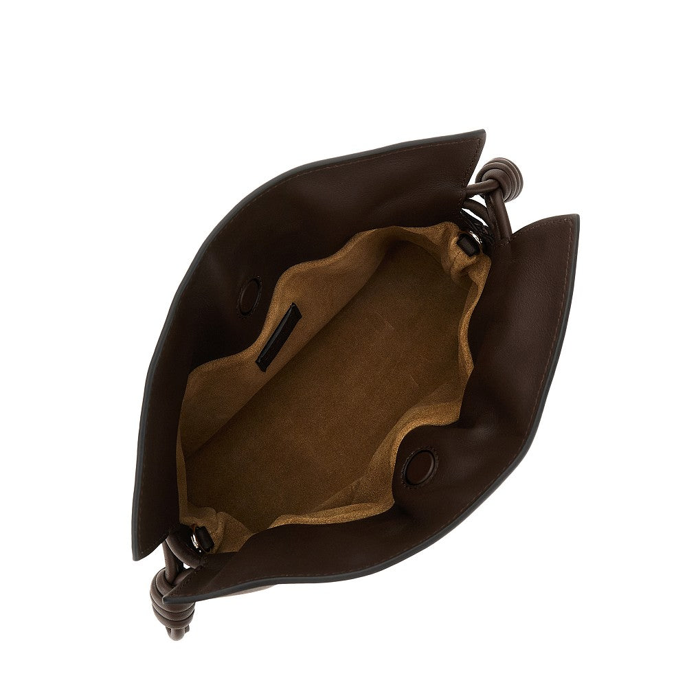 Leather mini 'Flamenco Clutch' bag
